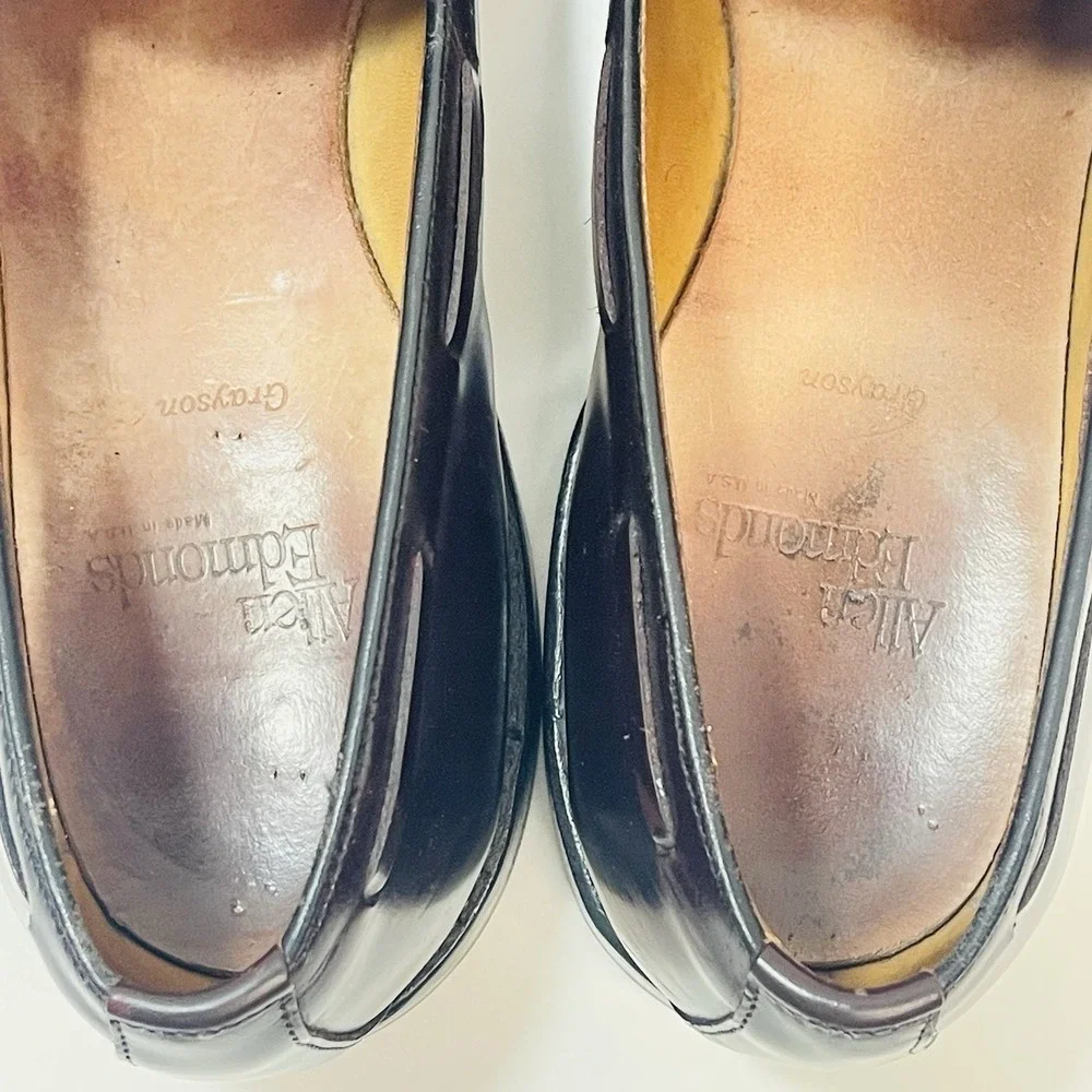 Allen Edmonds Grayson‎ Shoes Mens Size 11 A Burgundy Leather Tassel Loafers